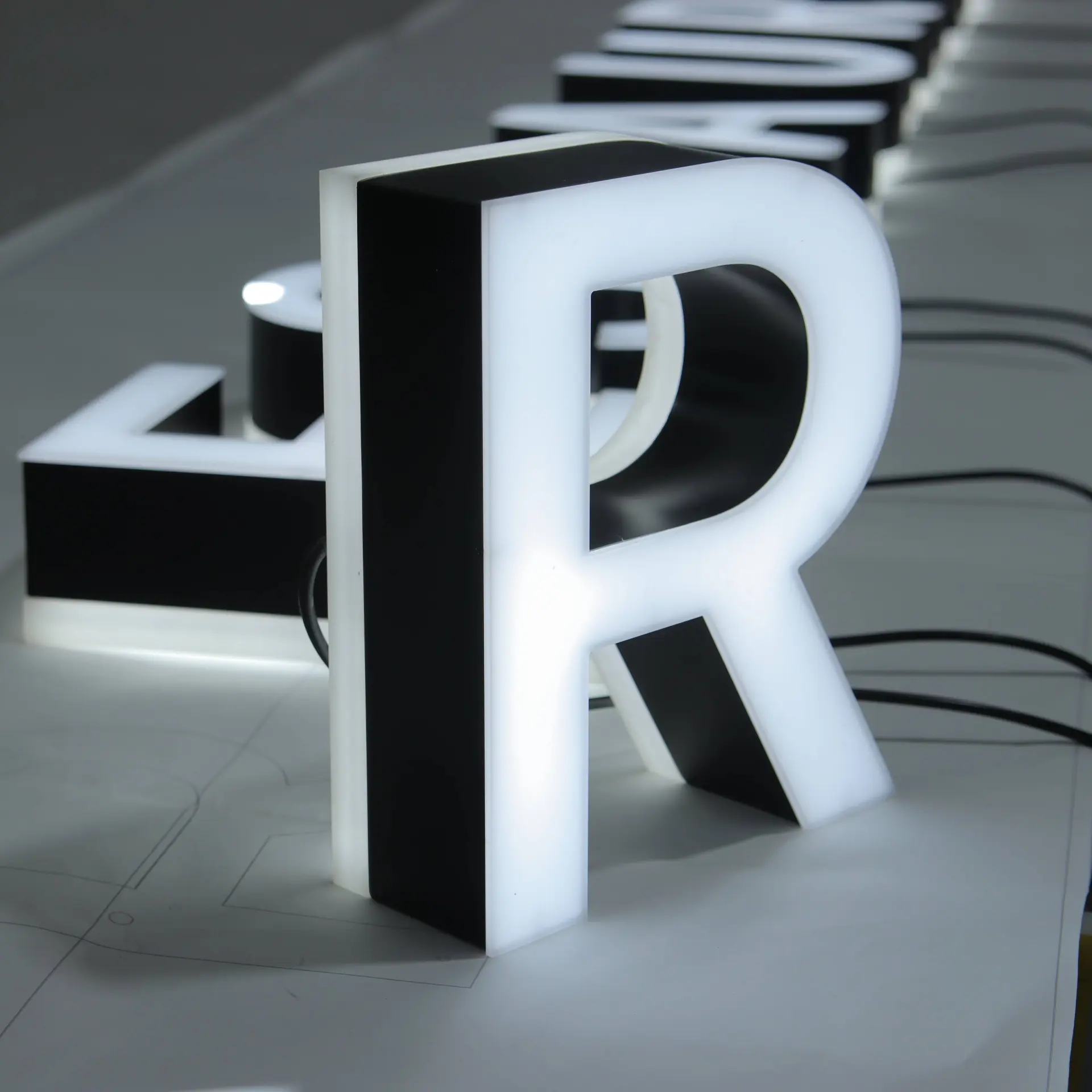 Detailfoto 3 van volumeletters — Ledter.art volumeletters