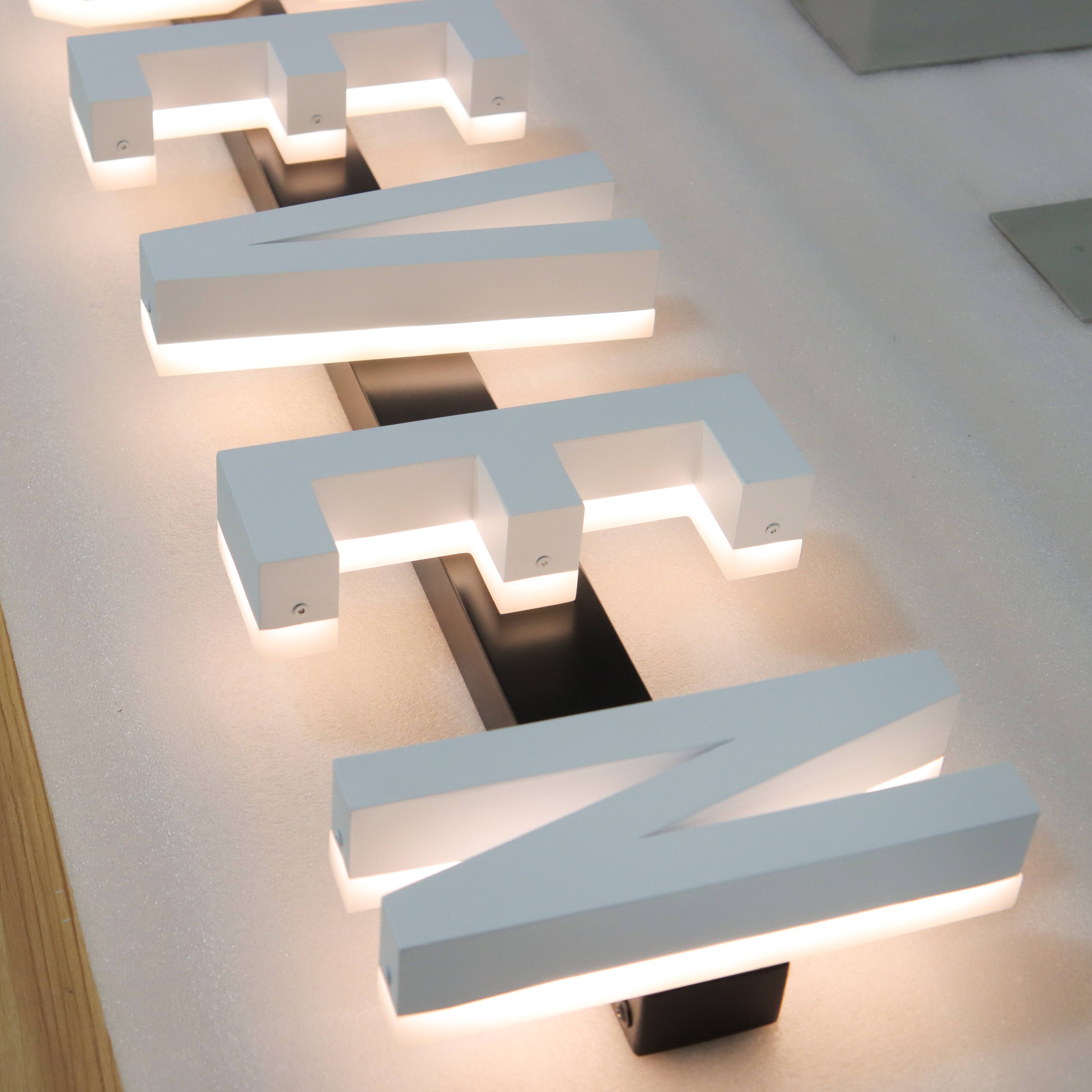 Detailfoto 3 van volumeletters — Ledter.art gevelreclame